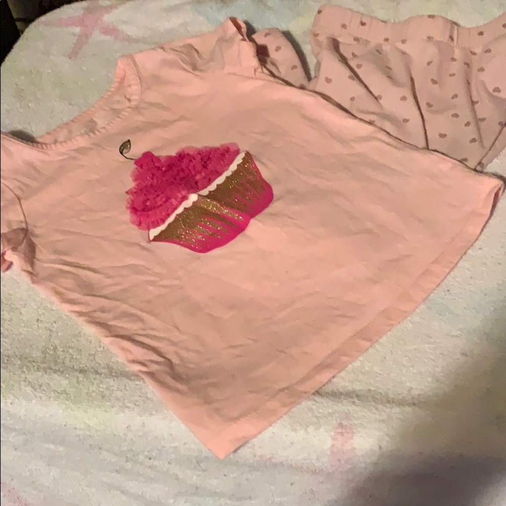 Epic Threads Pink Tee/Leggings Set!